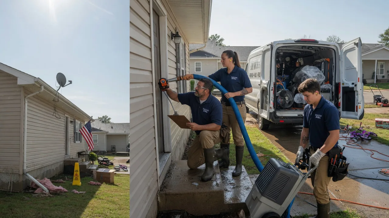 Ceiling Water Damage Restoration in Palco, KS near me